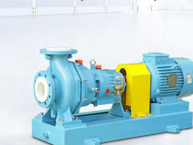 Fluorine plastic centrifugal pump