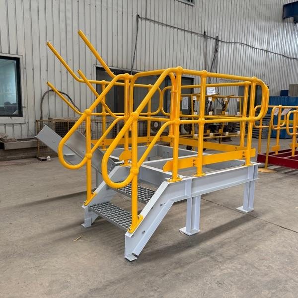 Access platform and handrail assembly